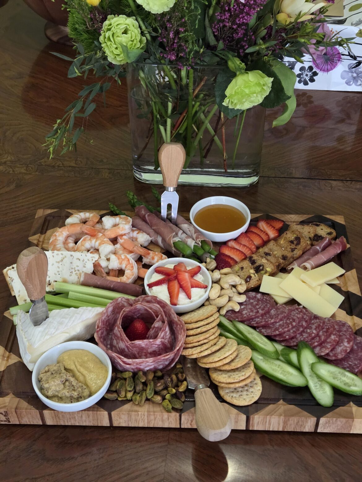 First year anniversary snack lunch