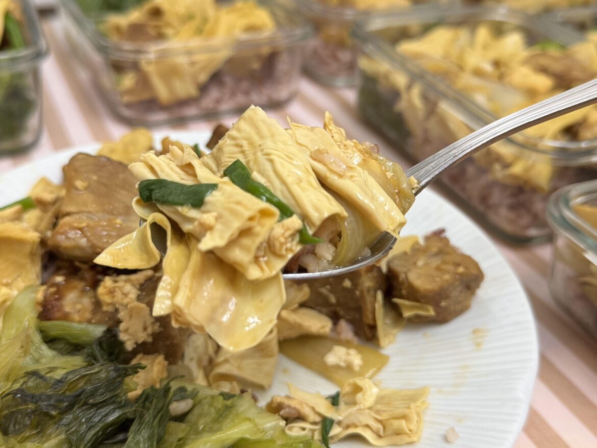 Cantonese Roast Pork and Bean Curd Stir Fry