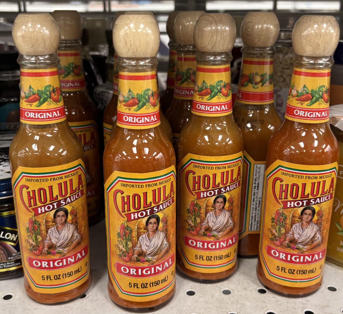 Different colors Cholula from Ross.