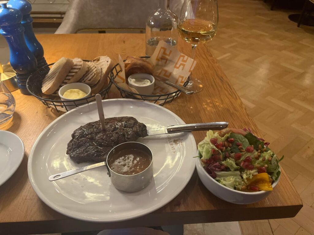 Medium Rare Ribeye in London