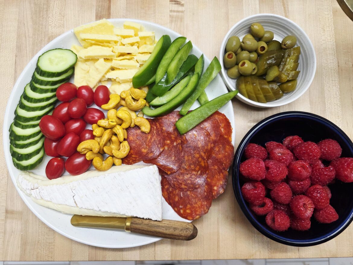 Last night’s Mario Party plate Last night's Mario Party plate