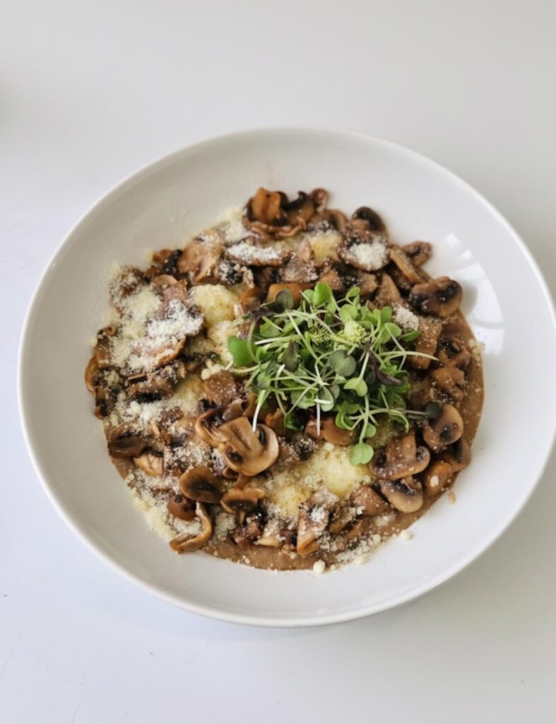 Gnocchi Truffle Mushroom at Social Llama Cafe