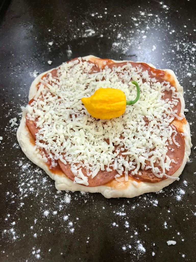 Superhot pizza 🍕 🌶️