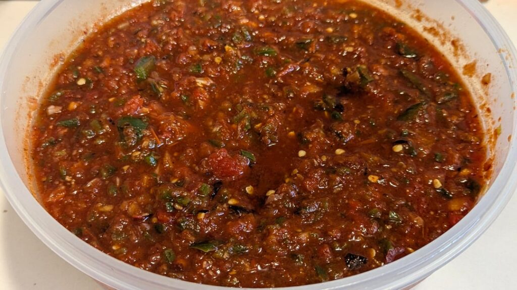 Weekend Charred Salsa