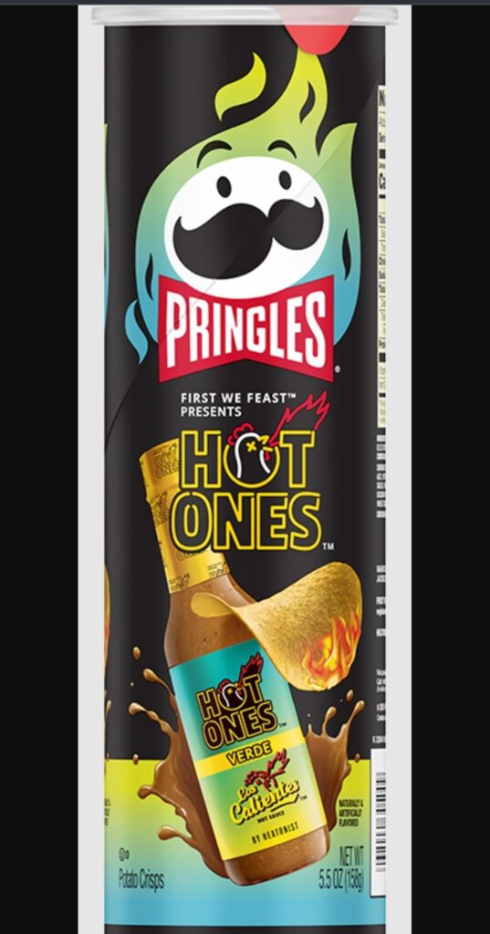 Any new spicy chip recommendations? They've discontinued my current favorite, Hot Ones Los Calientes Verde Pringles and I also eat them to help with my migraines. Please help!