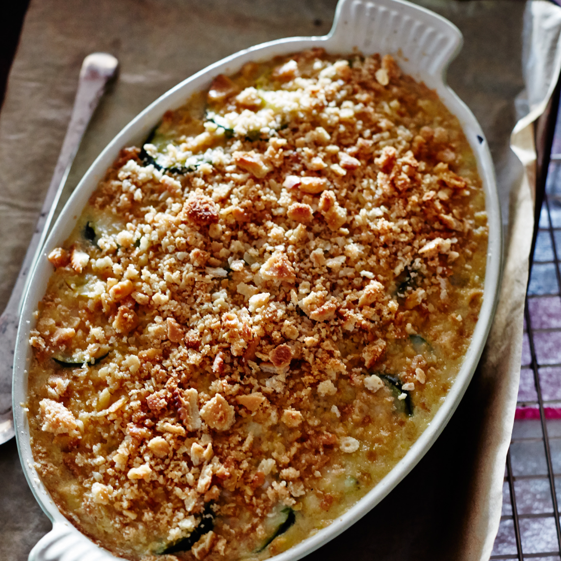SQUASH CASSEROLE 
A classic Southern make-and-take casserole.
Get the recipe