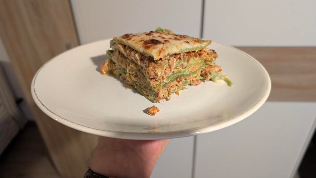 Homemade Fallow variation of spinach lasagna