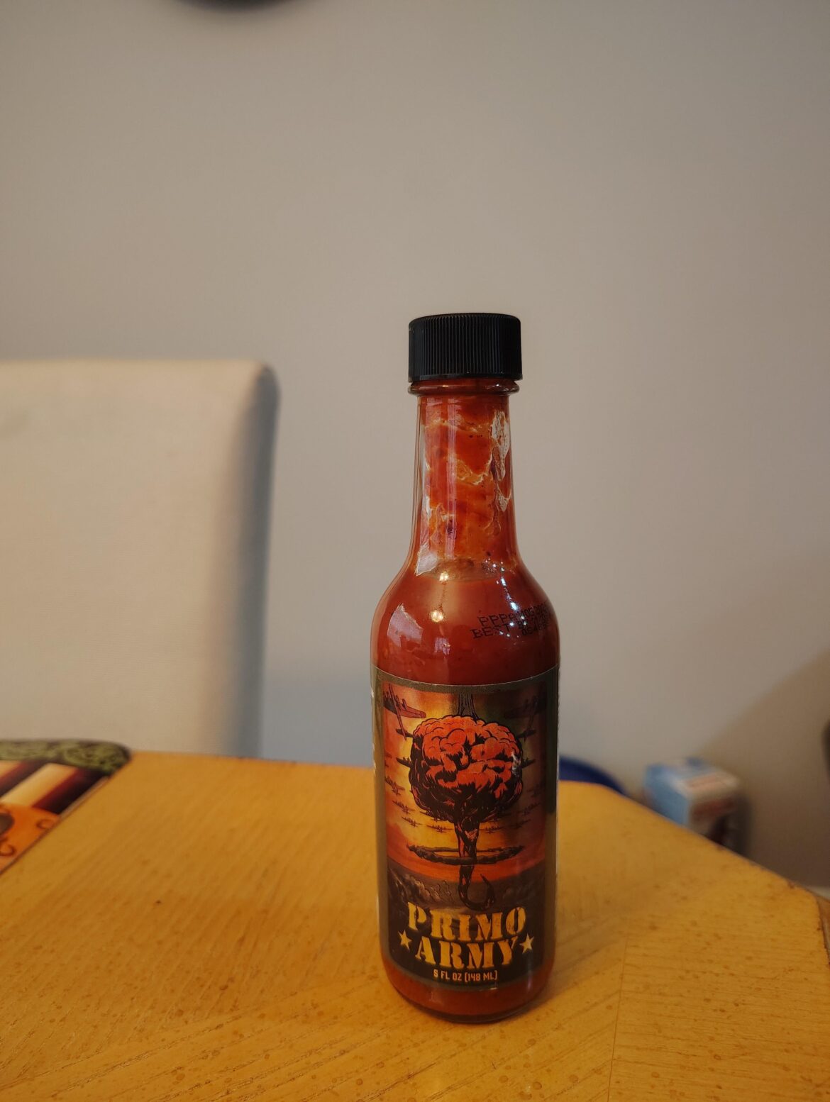 This finally came in the mail and I had to give it a taste, so you better believe that the heat and flavor are off the charts.