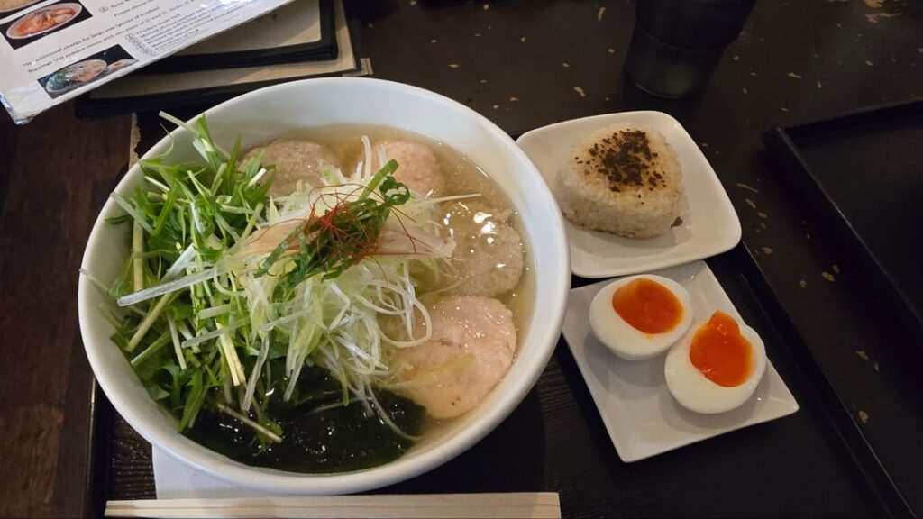 Fish Shio Ramen at Menya Kaijin Shinjuku Ten