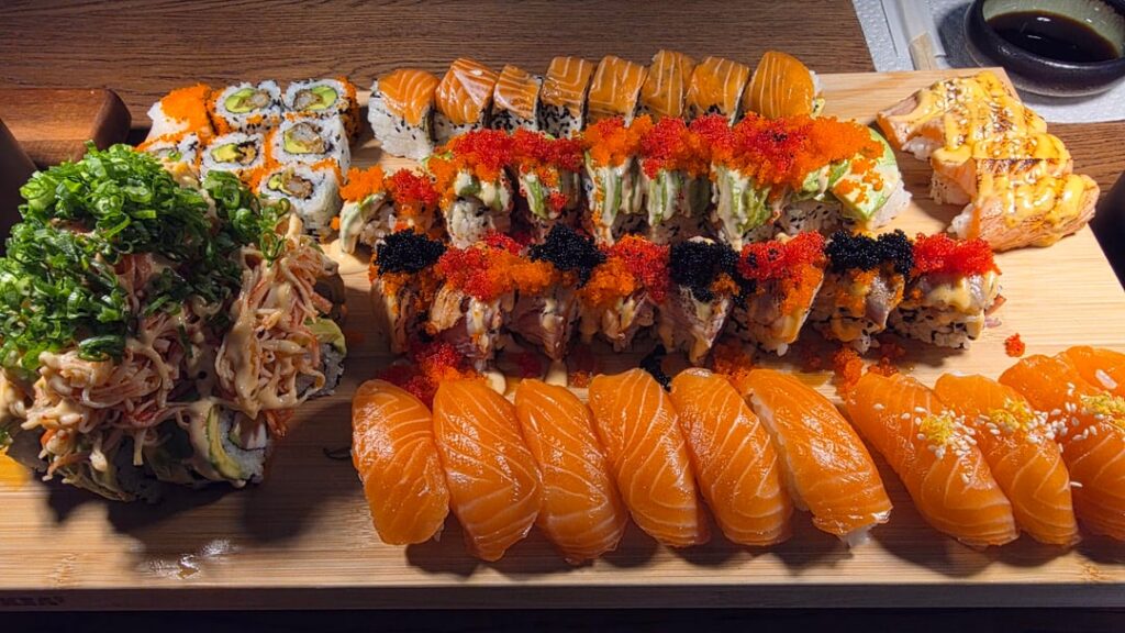 Made my partner and I some sushi! [Home Made]