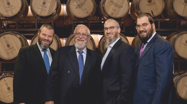 Left to right: Mordy, David, Morris, and Joseph Herzog. (Herzog Wine Cellars/Courtesy)