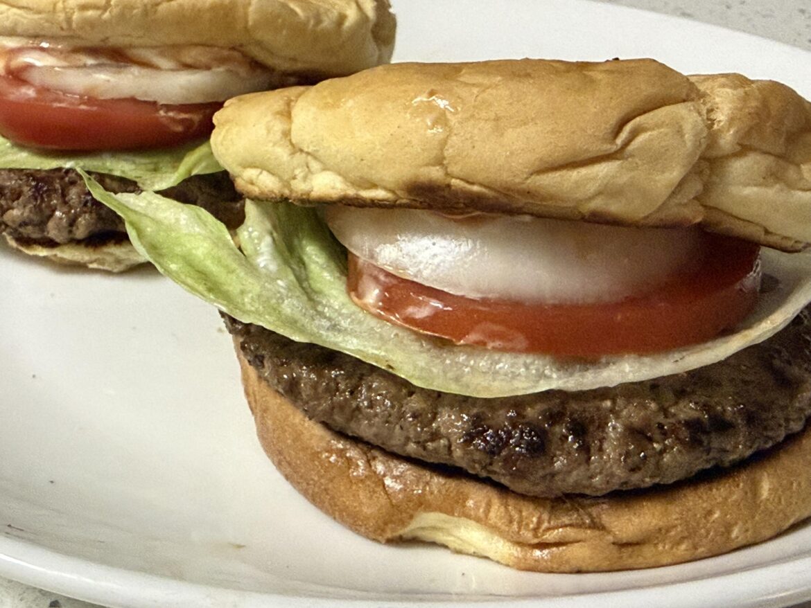 Burgers. Kept these simple.
