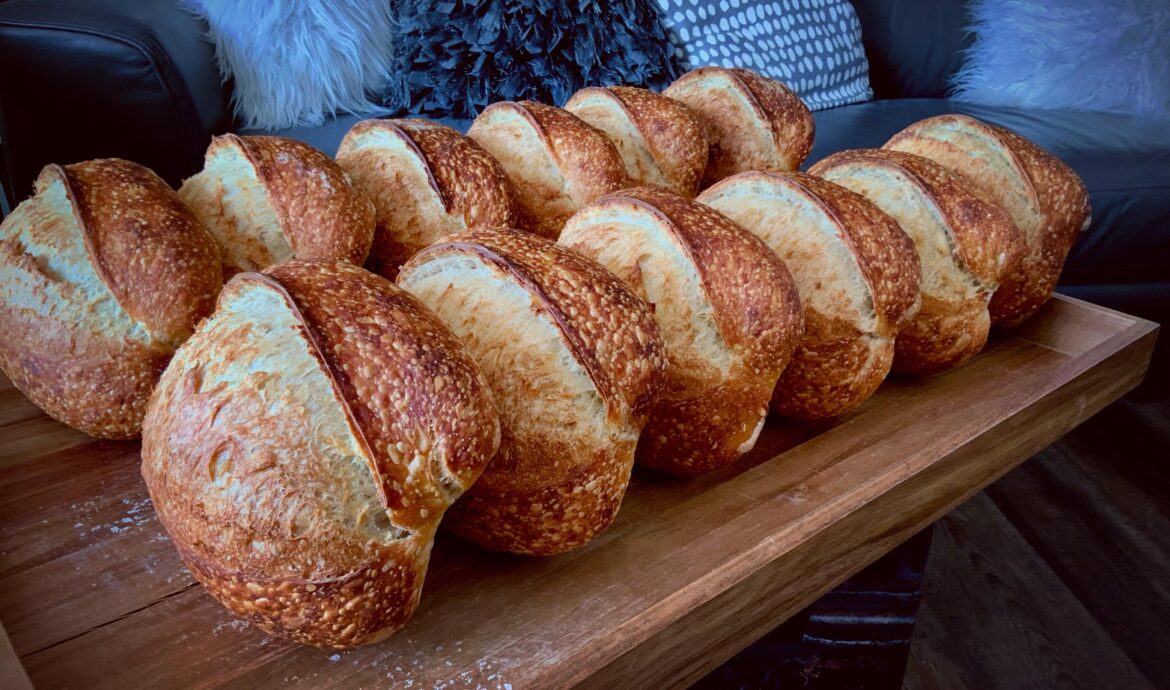 Baked 20 loaves on Thursday