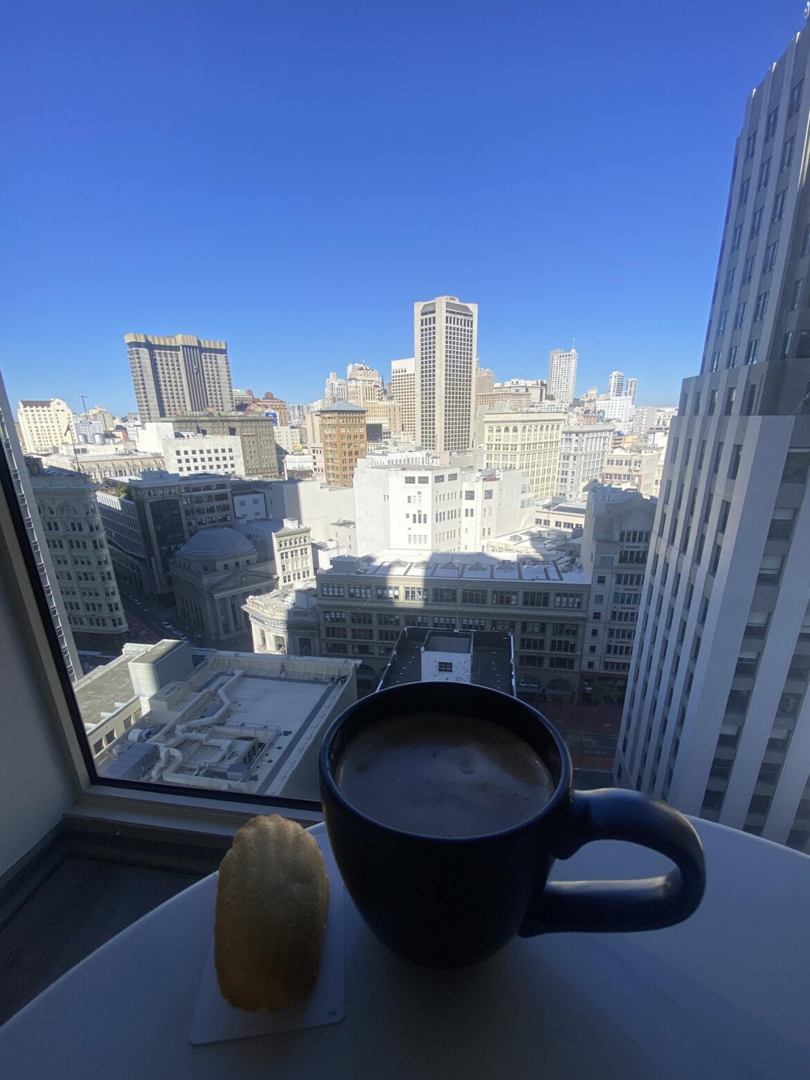 Concrete jungle sunrise breakfast