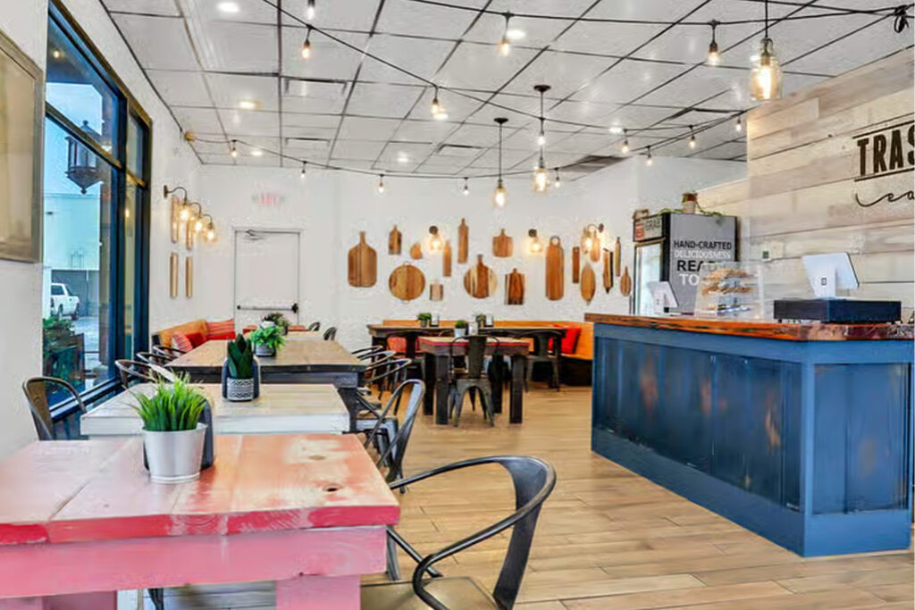 Interior of restaurant in Ponte vedra beach
