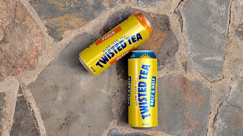 Cans of Twisted Tea