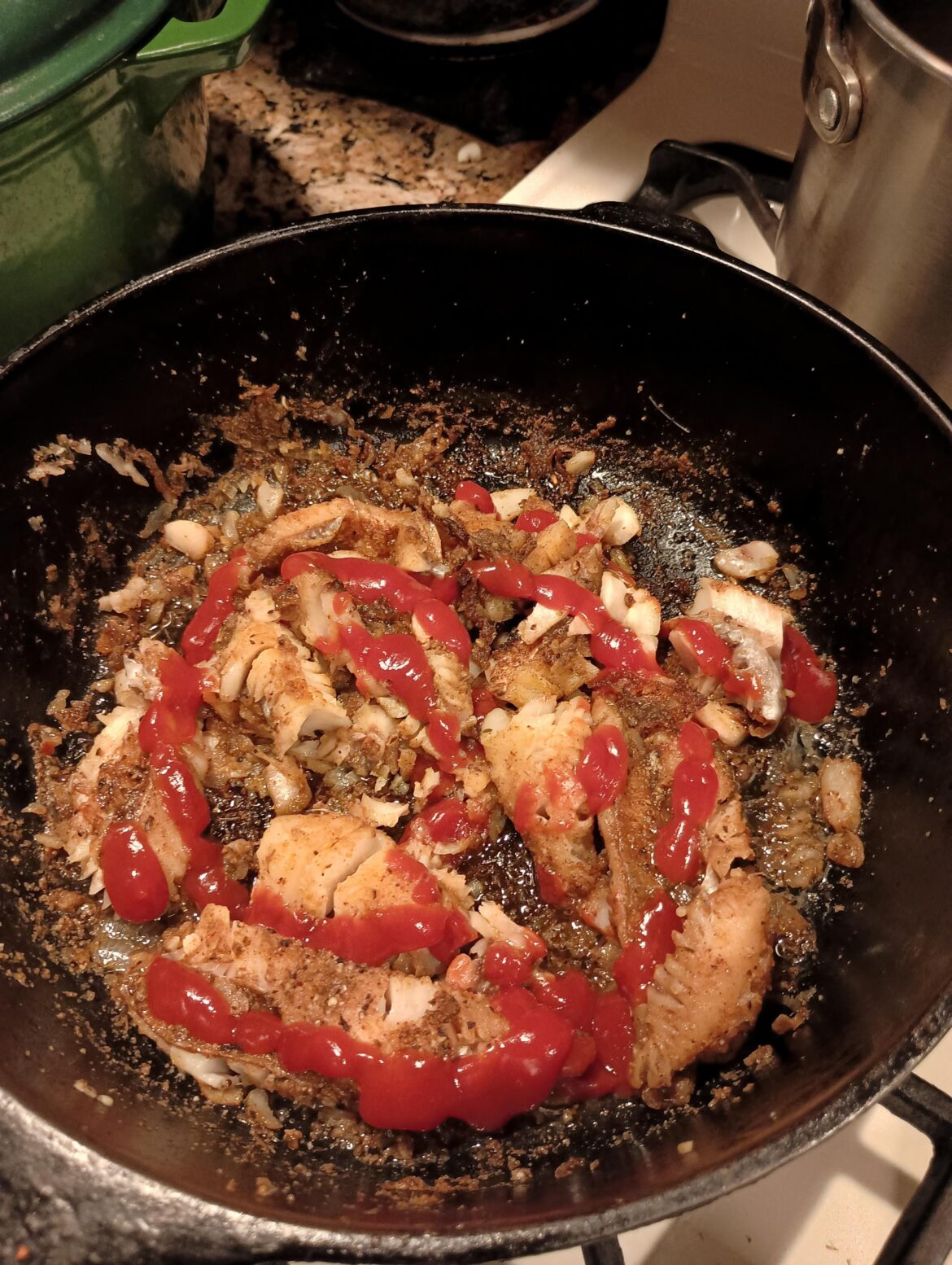 This was what my mom did to the fish I bought.