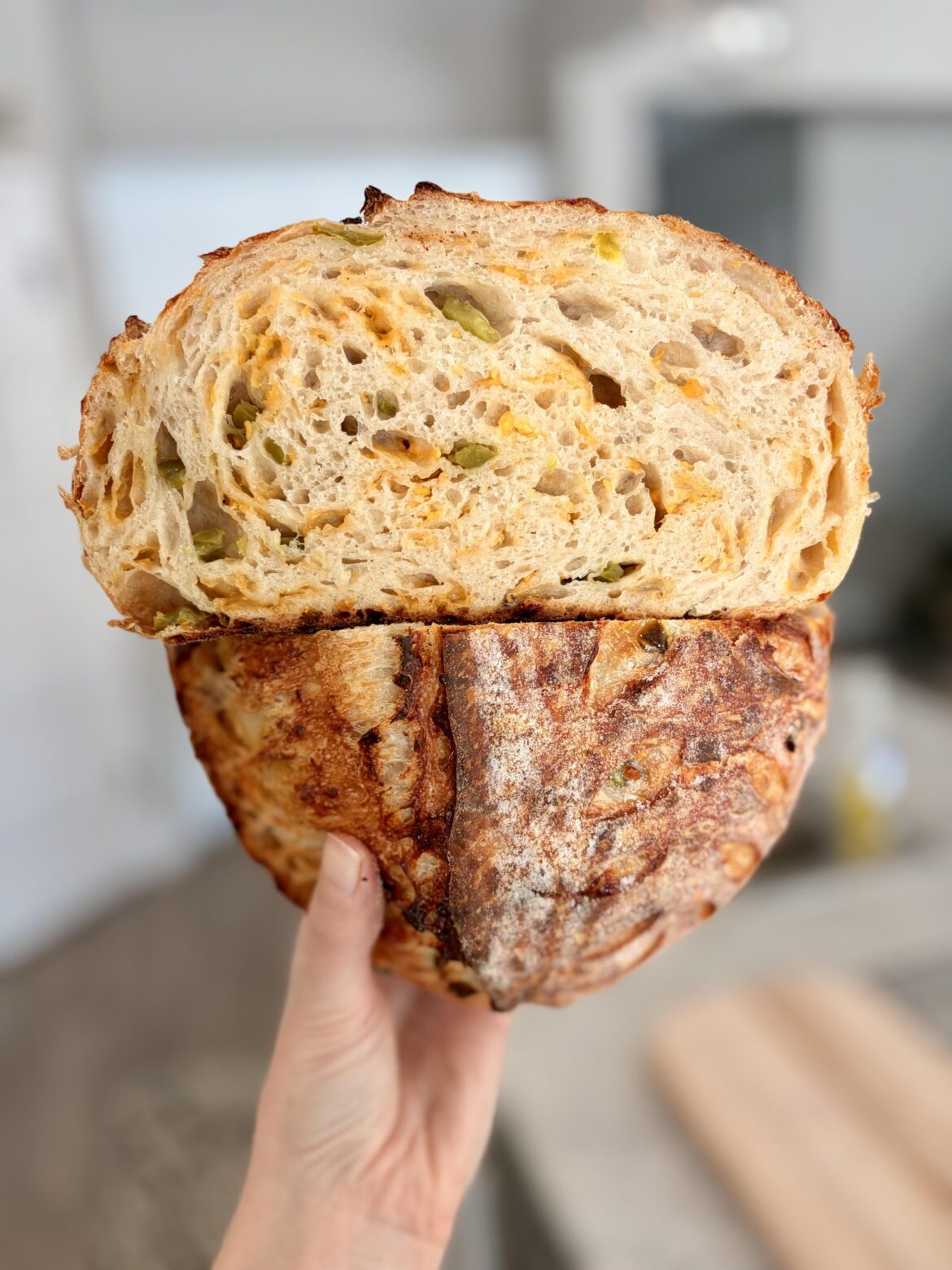 1st jalapeño cheddar loaf *proud bake*
