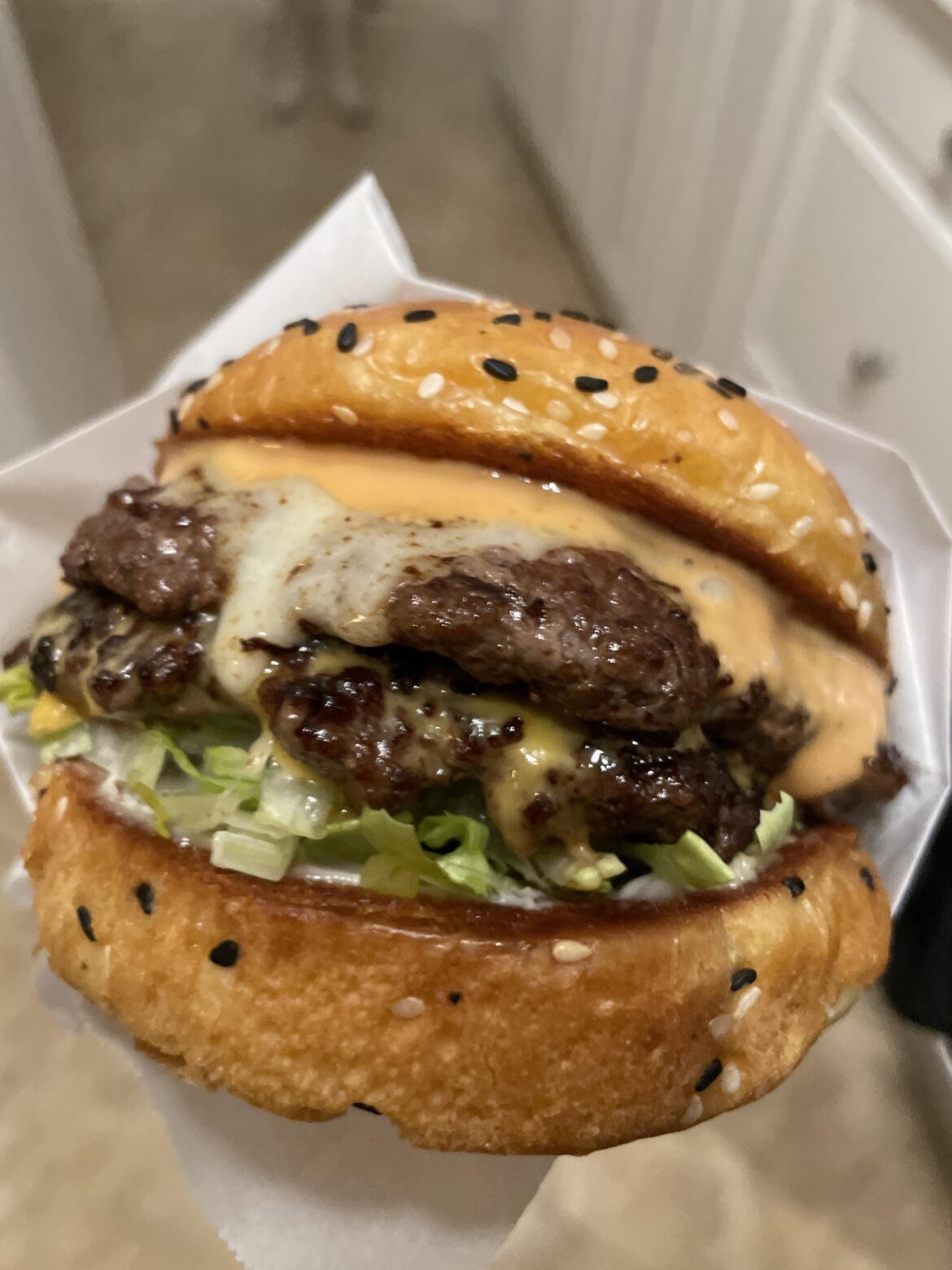 Saturday night smashburgers