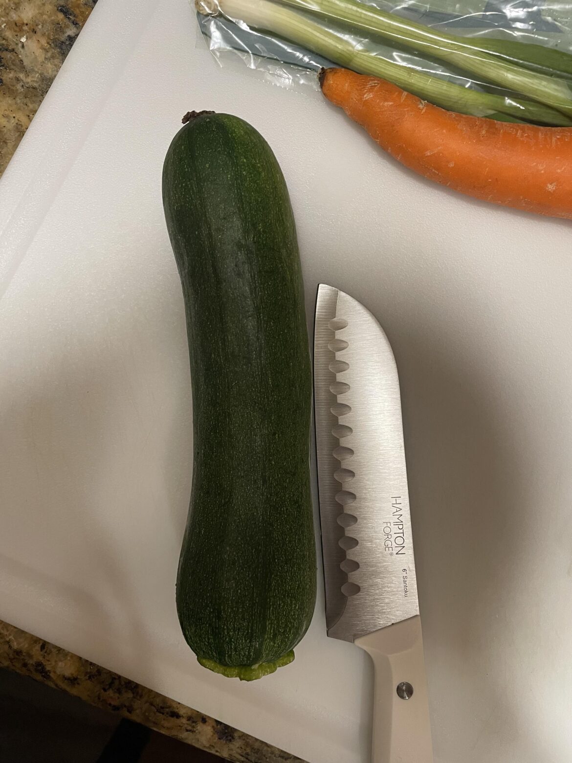 a terrifyingly large zucchini???