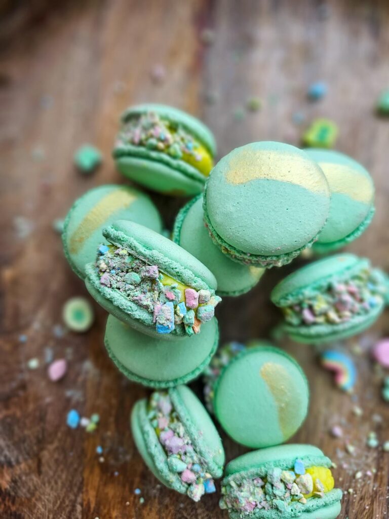 Lucky Charms Macarons for St. Patty's Day 🍀🌈