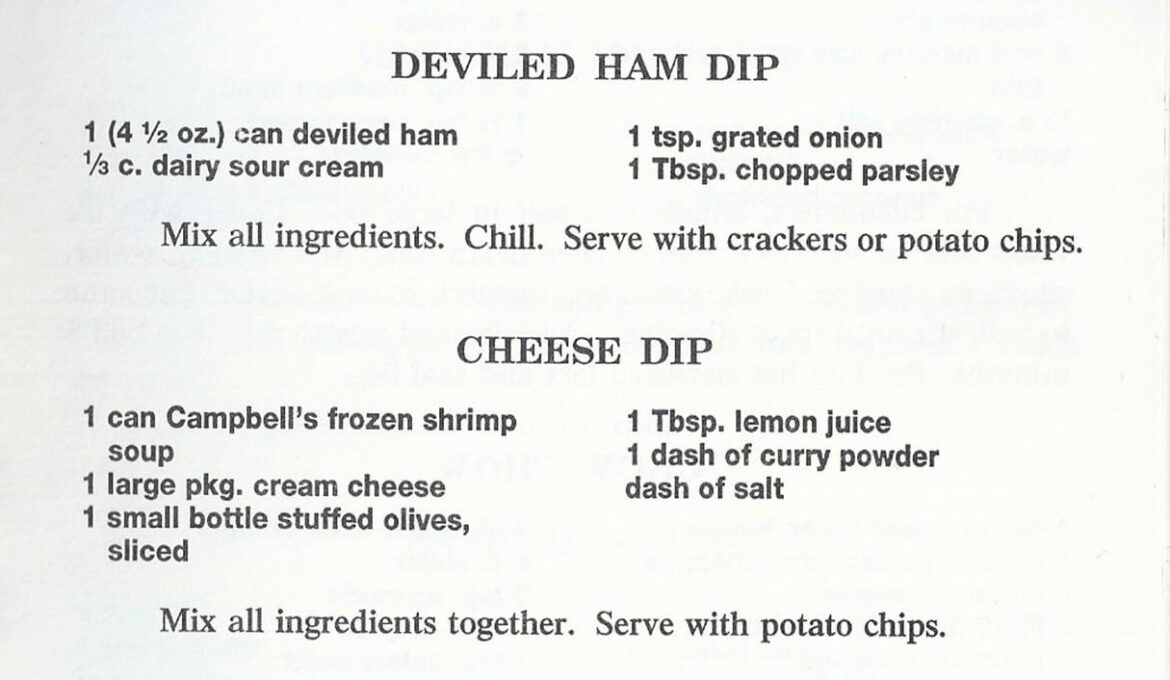 Deviled Ham Dip (Date Unknown)