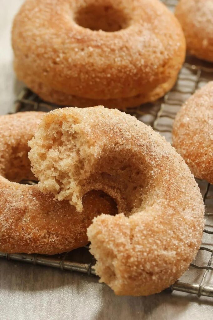 Cakey apple cider donuts