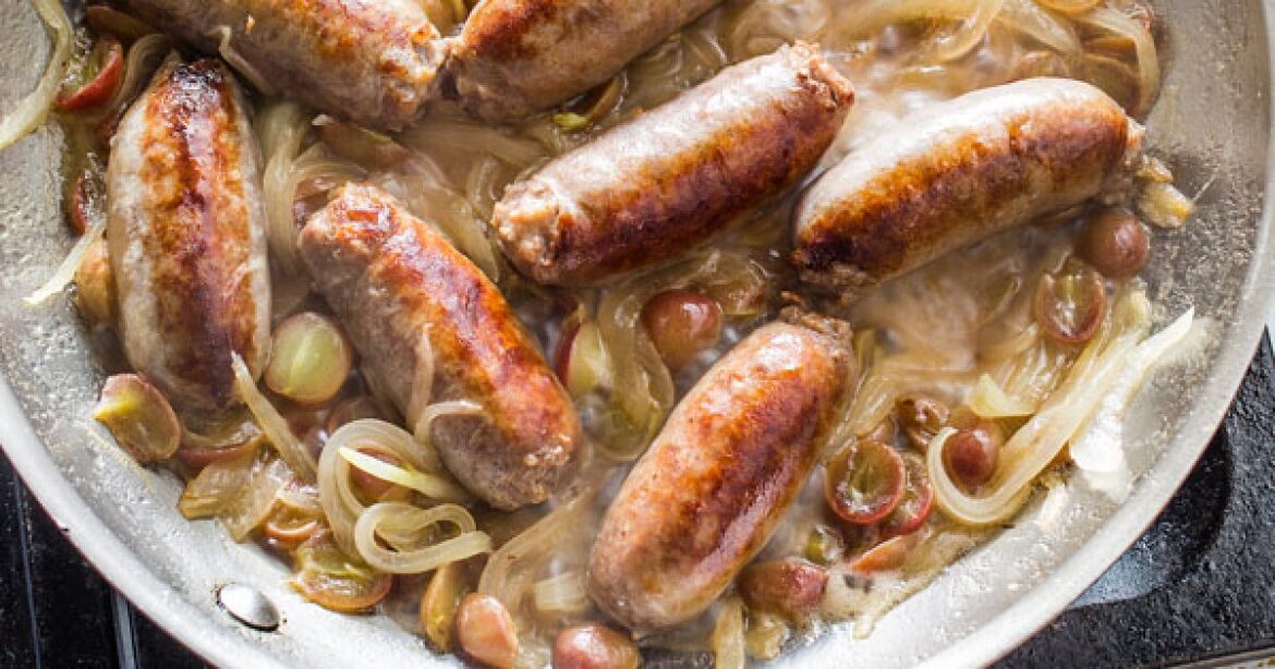 Weekend Recipe: Italian Sausage with Grapes and Balsamic Vinegar Recipe