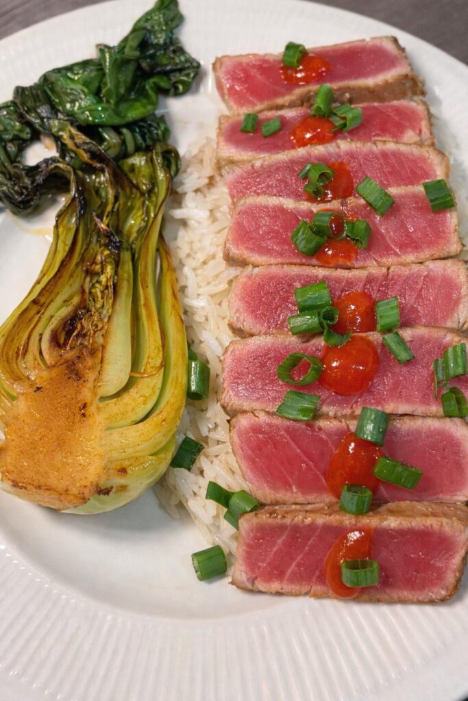 Tuna and bok choy 🥬 🫶🏼