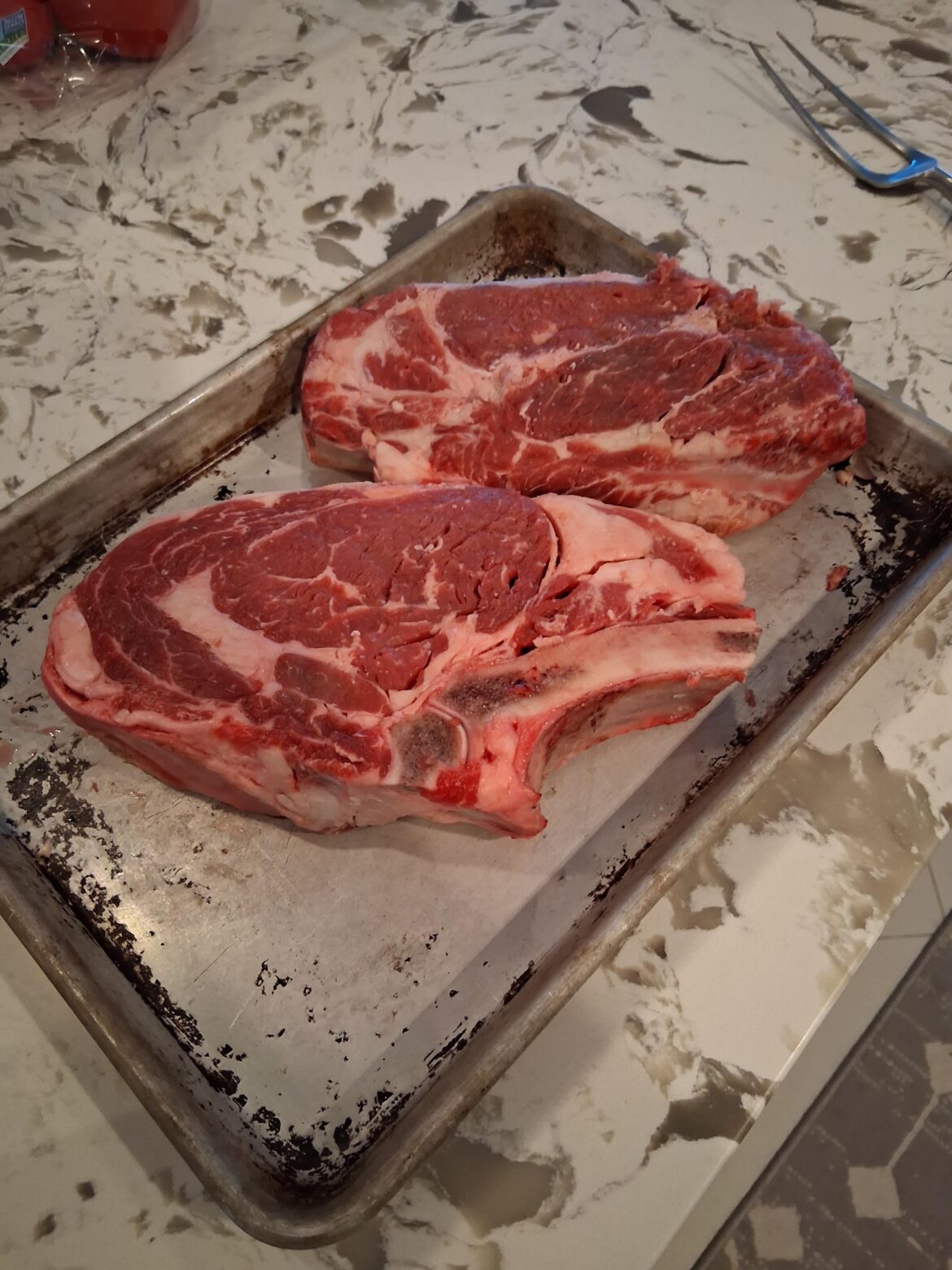 Free steak is the best steak. Froze these a while ago but steak Wednesday is speaking to me