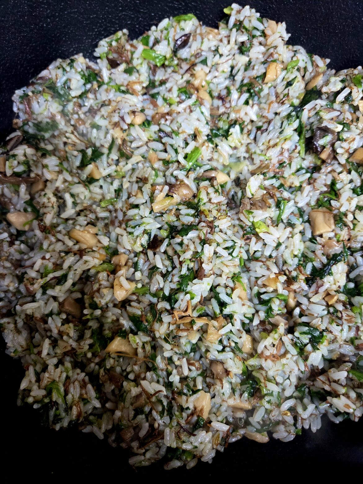 This is vegetable namul fried rice.