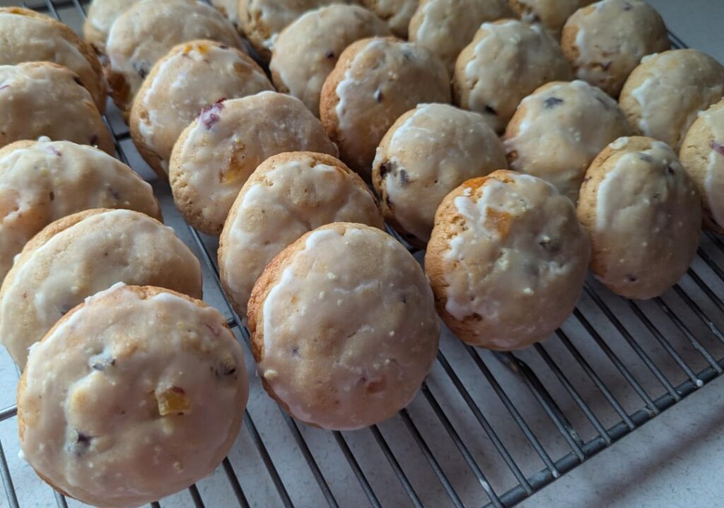 Today is the anniversary of my mom's passing, so I made her signature cookies: Painted Ladies.