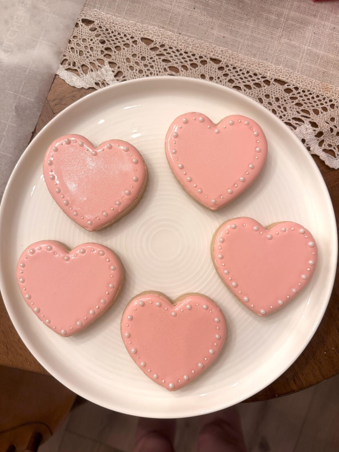 Trying out pearl sprinkles for the first time:)