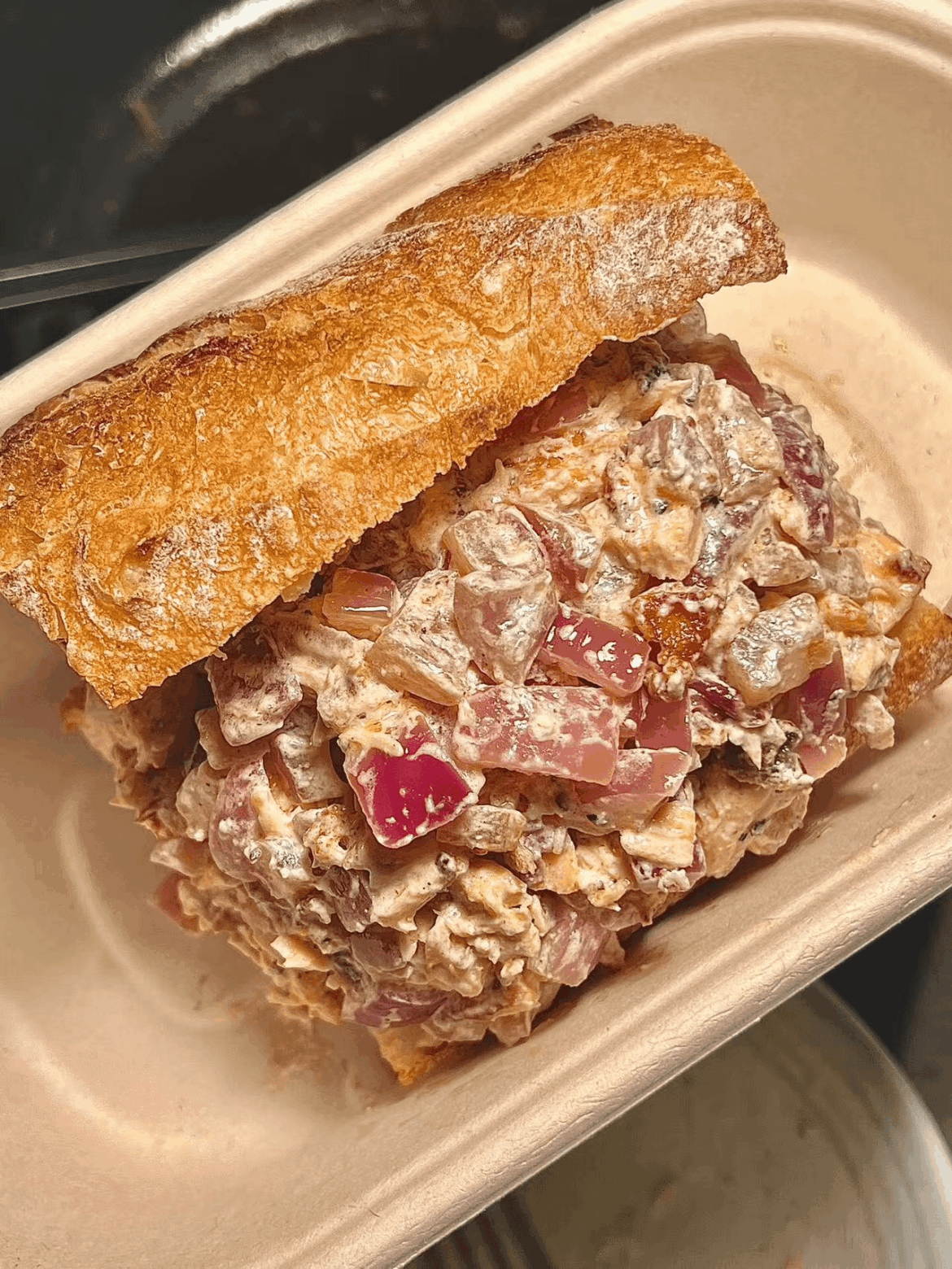 Salmon and onion go pretty well together.