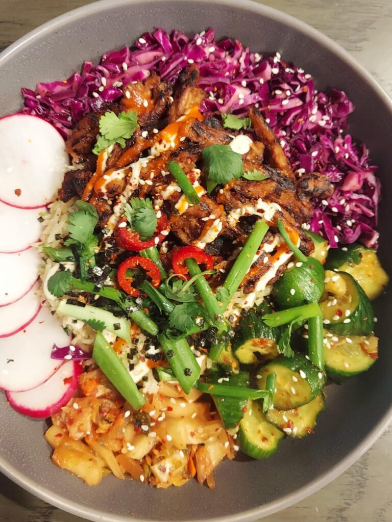 Soy curl bulgogi bowl