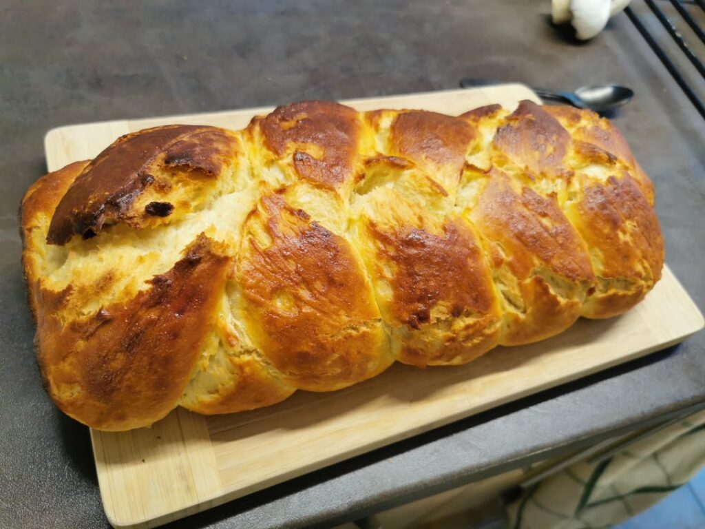 Made a super ugly traditional, Hungarian "kalács". It was sooo yummy tho! :')