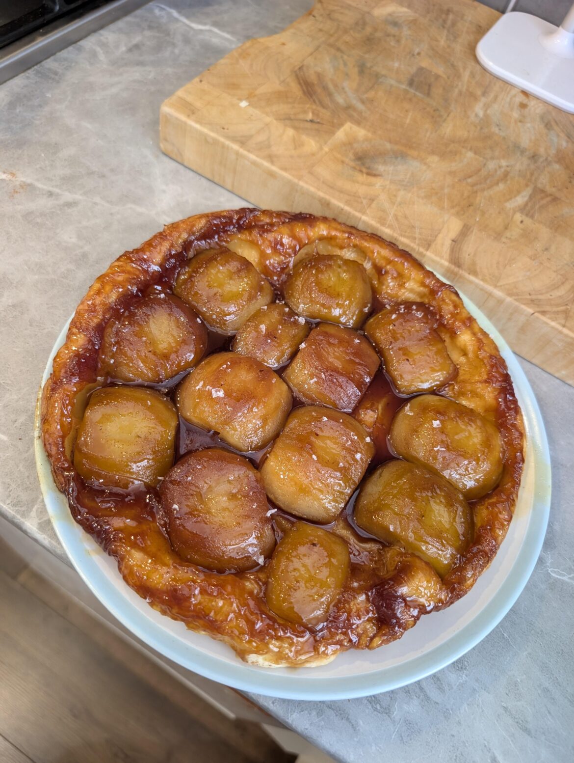 Salted Caramel Apple Tarte Tatin