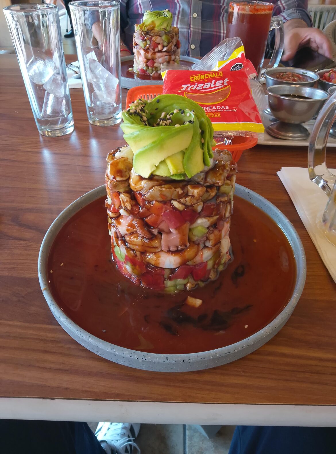 Volcan de mariscos