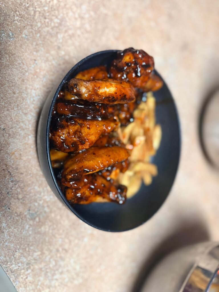 My own take on hot honey Wing