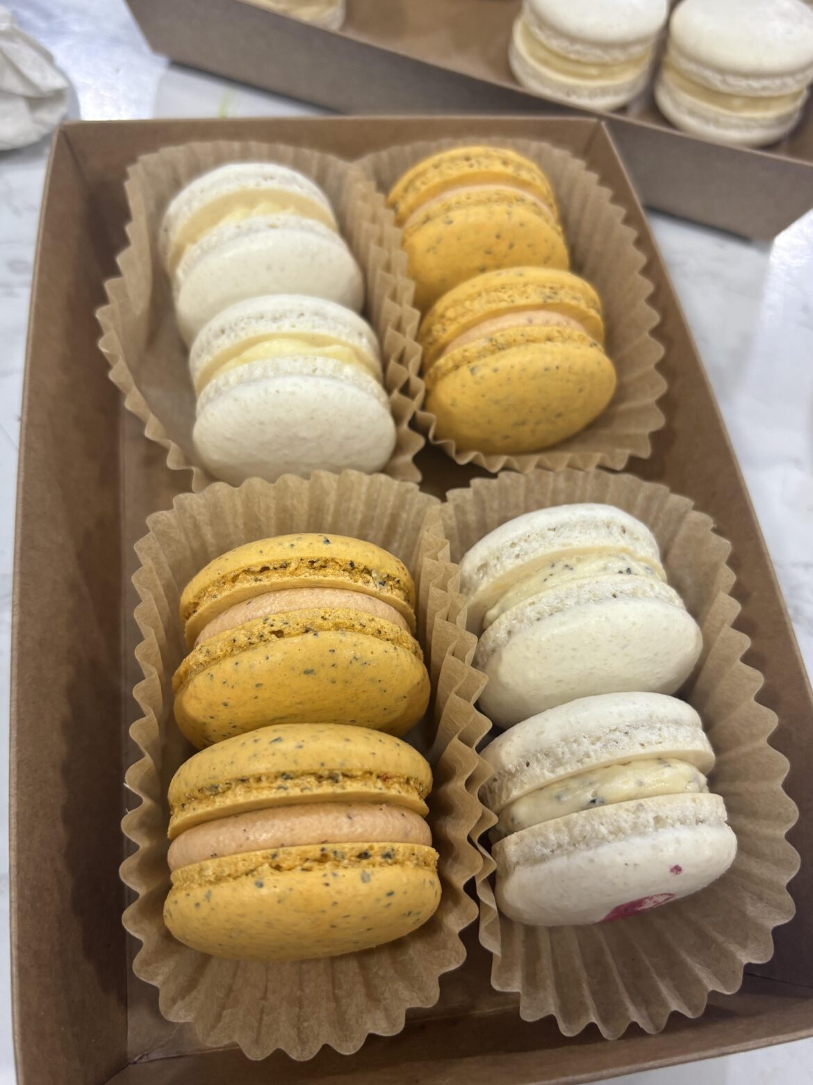 Thai tea, milk tea, and custard!