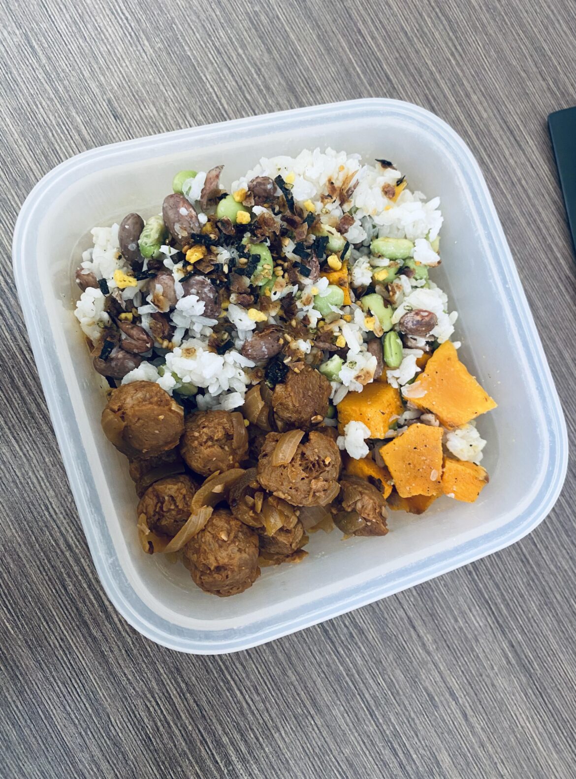 Super filling lunch with 13.9g of fiber, 417 calories