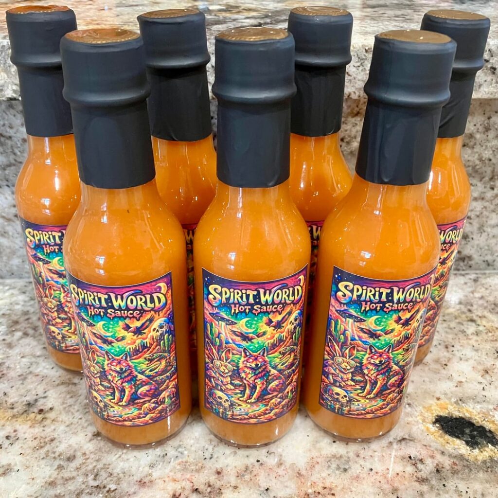 Newest homemade home-grown habanero hot sauce