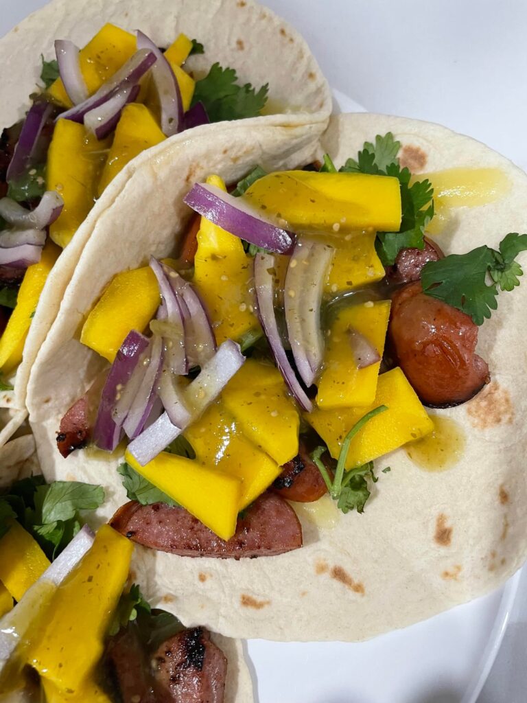 Just hear me out. Kielbasa.