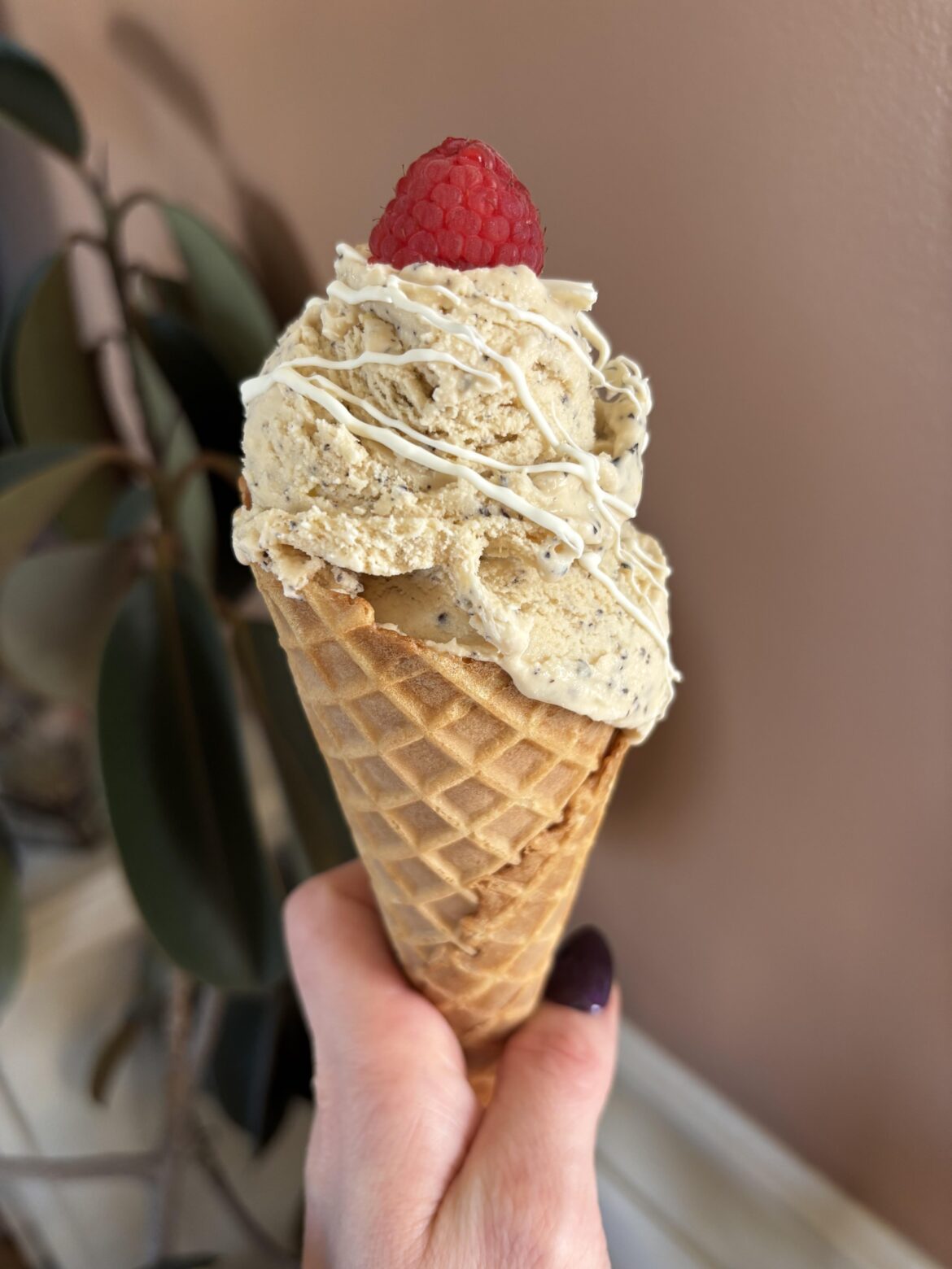 Earl Grey and White chocolate Ice Cream