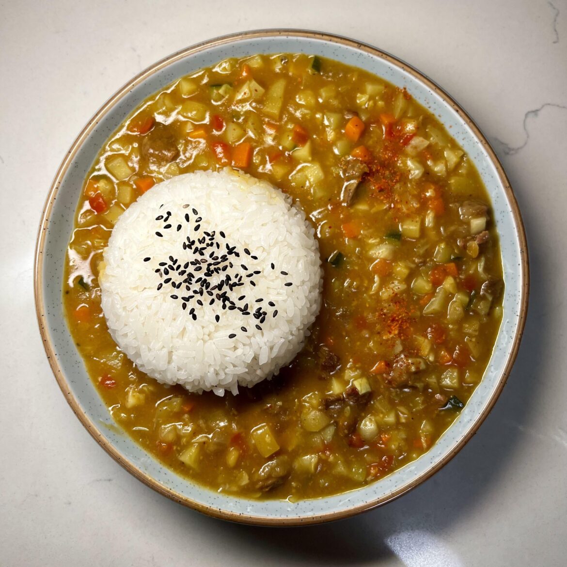 Korean curry is such comfort food 🍛