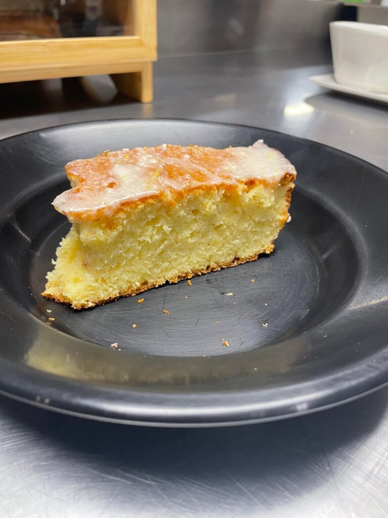 Lemon pound for staff meal cake in honor of Afroman winning his trial