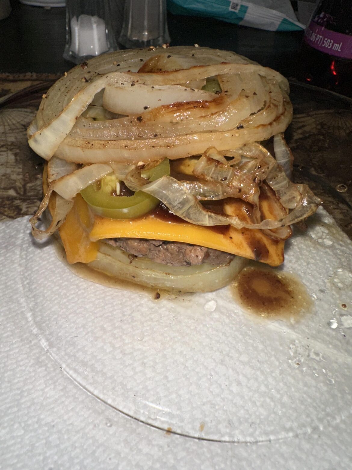 My attempt of a flying dutchman burger