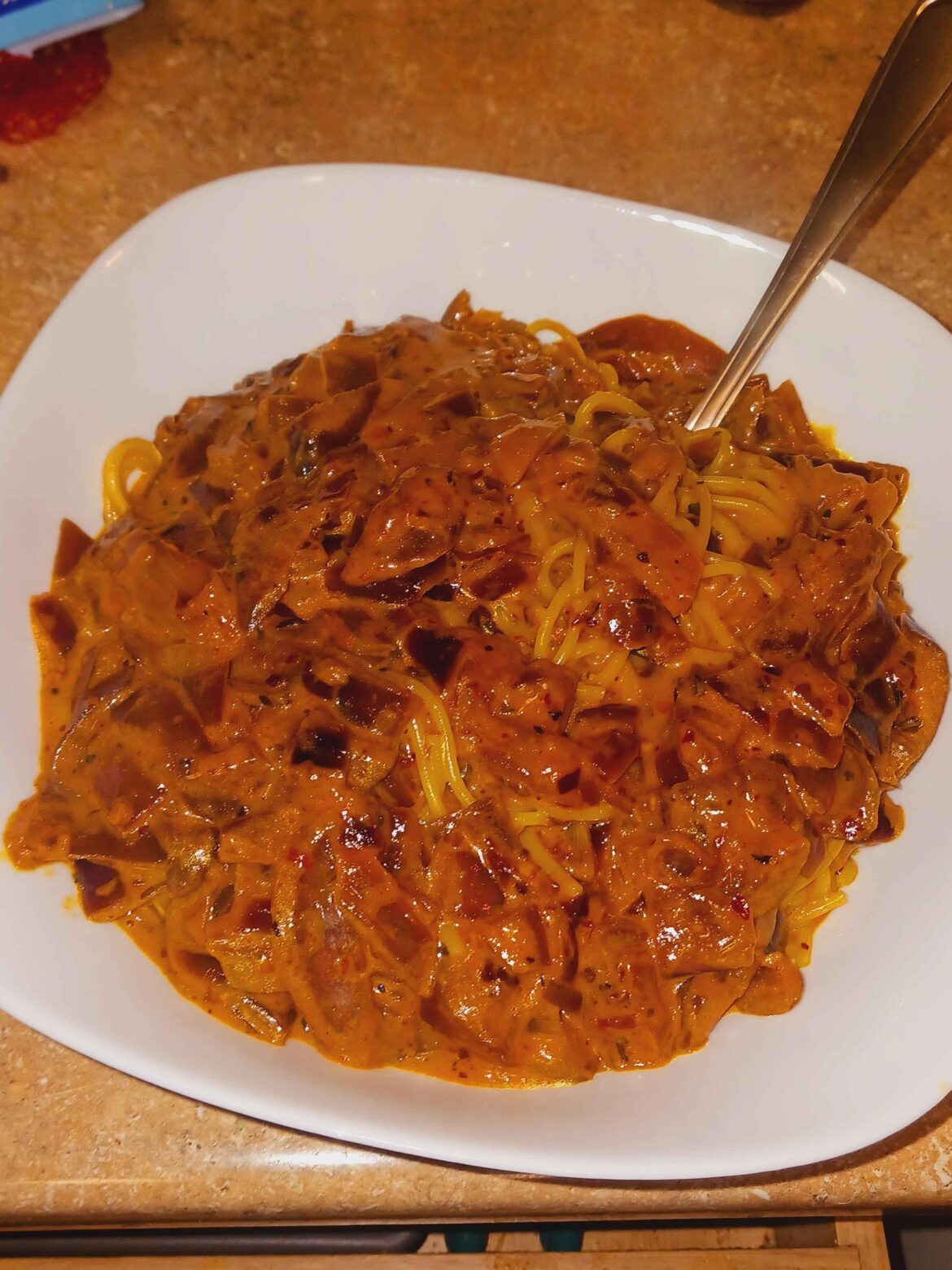 Caramelized onion posta