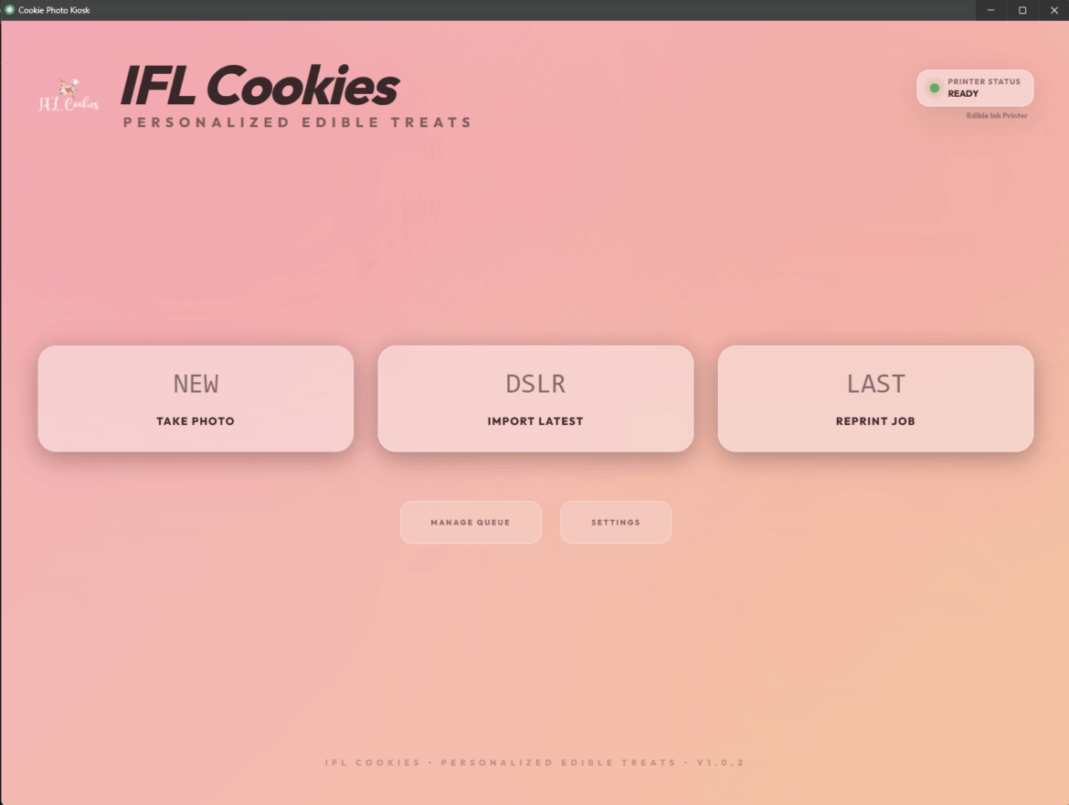 Eddie Printer Cookie Photobooth App