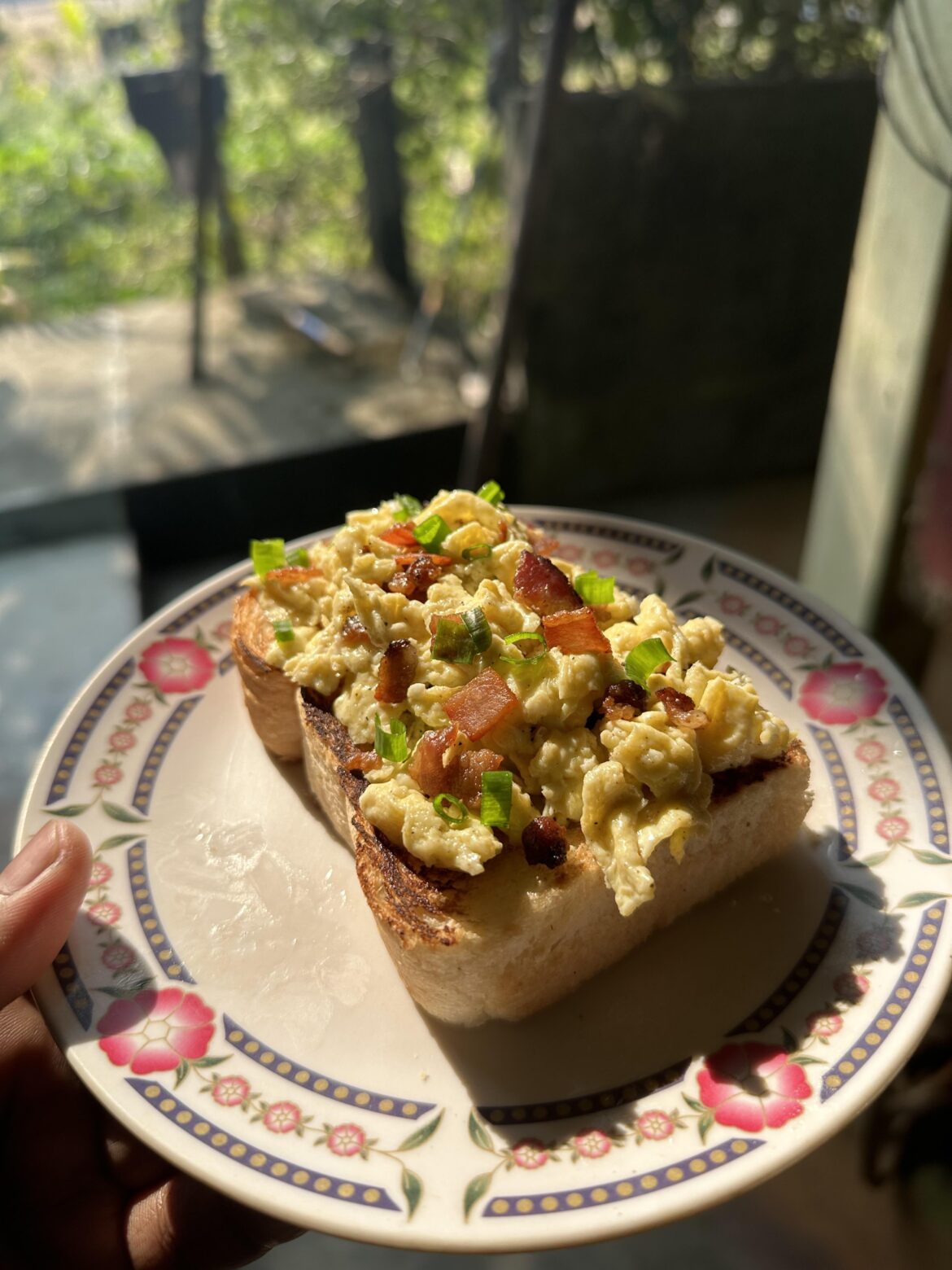 Bread, eggs & bacon (Simply works every time)